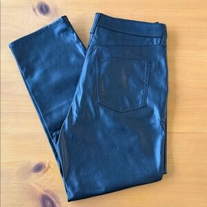 Gap Cheeky Straight High Rise Leather